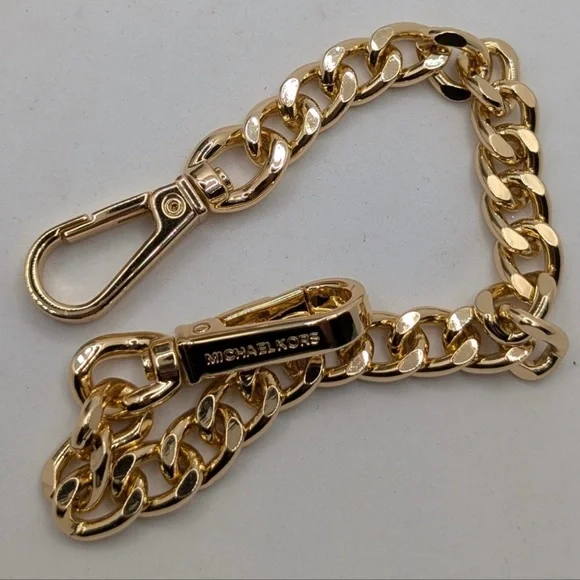 Michael Kors Gold Tone Wristlet Strap - Picture 2 of 2